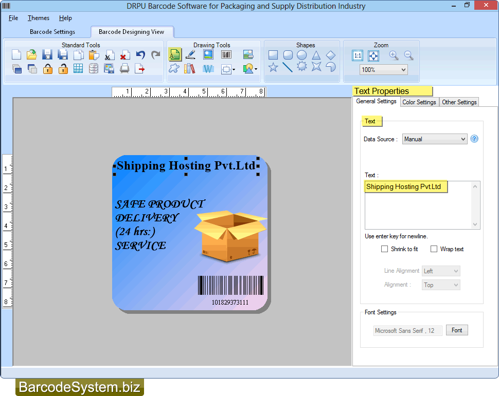 Text Properties Text Properties