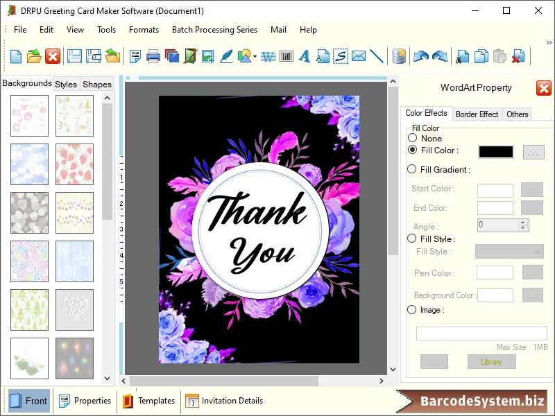 Greeting Card Print 7.3.0.1 screenshot