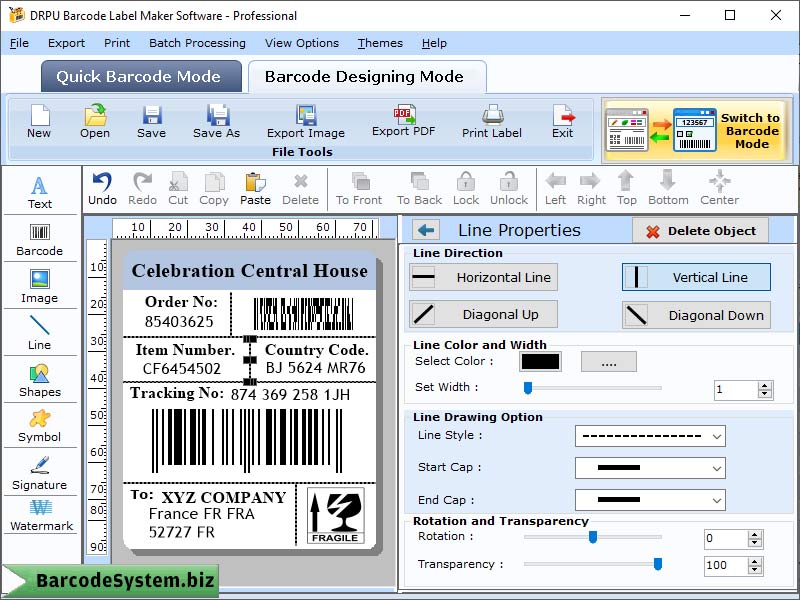 Professional Barcode System Windows 11 download