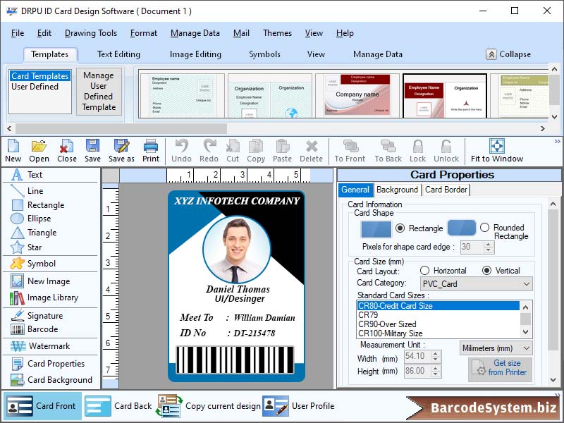 Screenshot of Free Label Creator